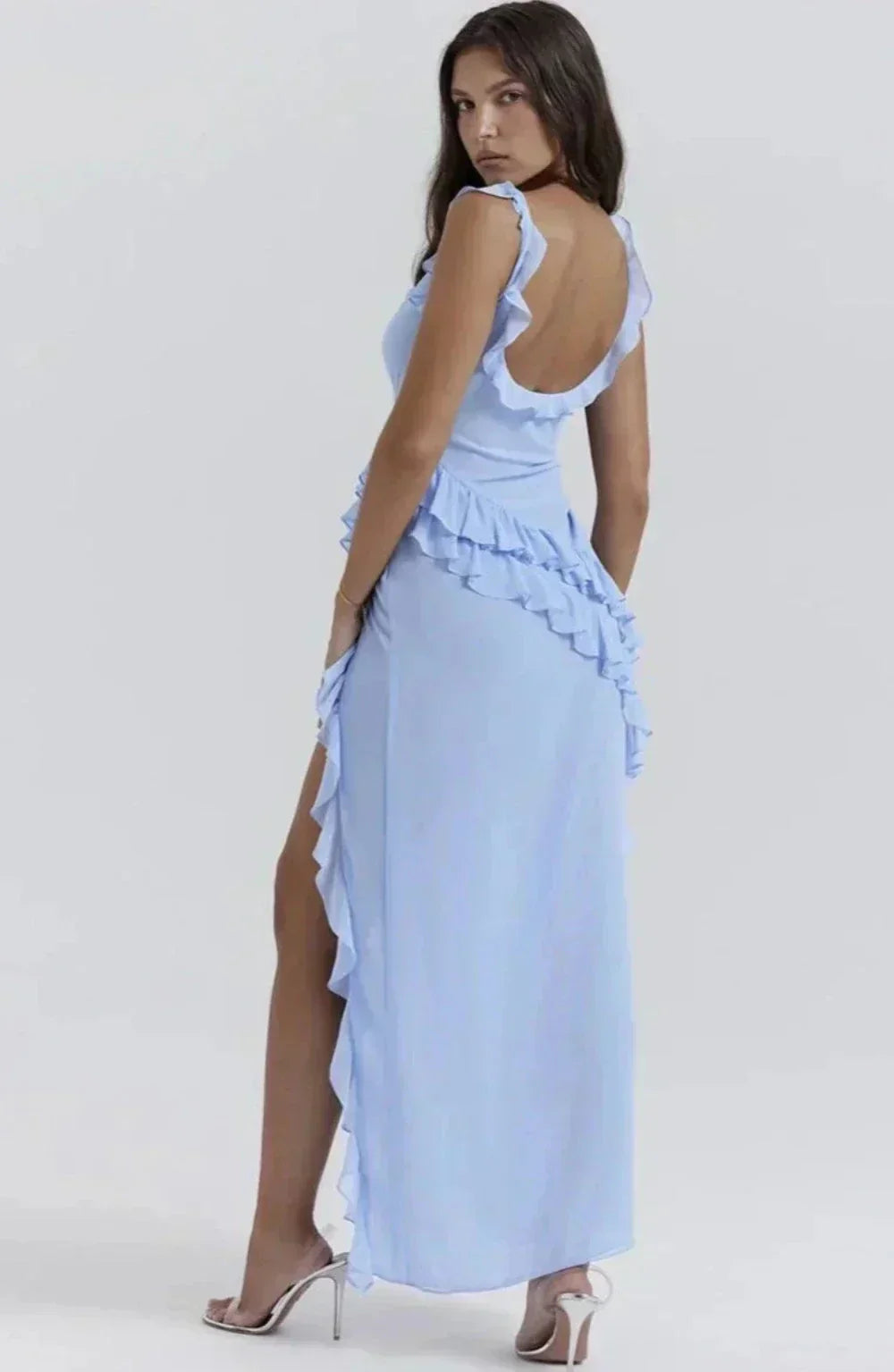 Azel | Vestido elegante con piernas abiertas